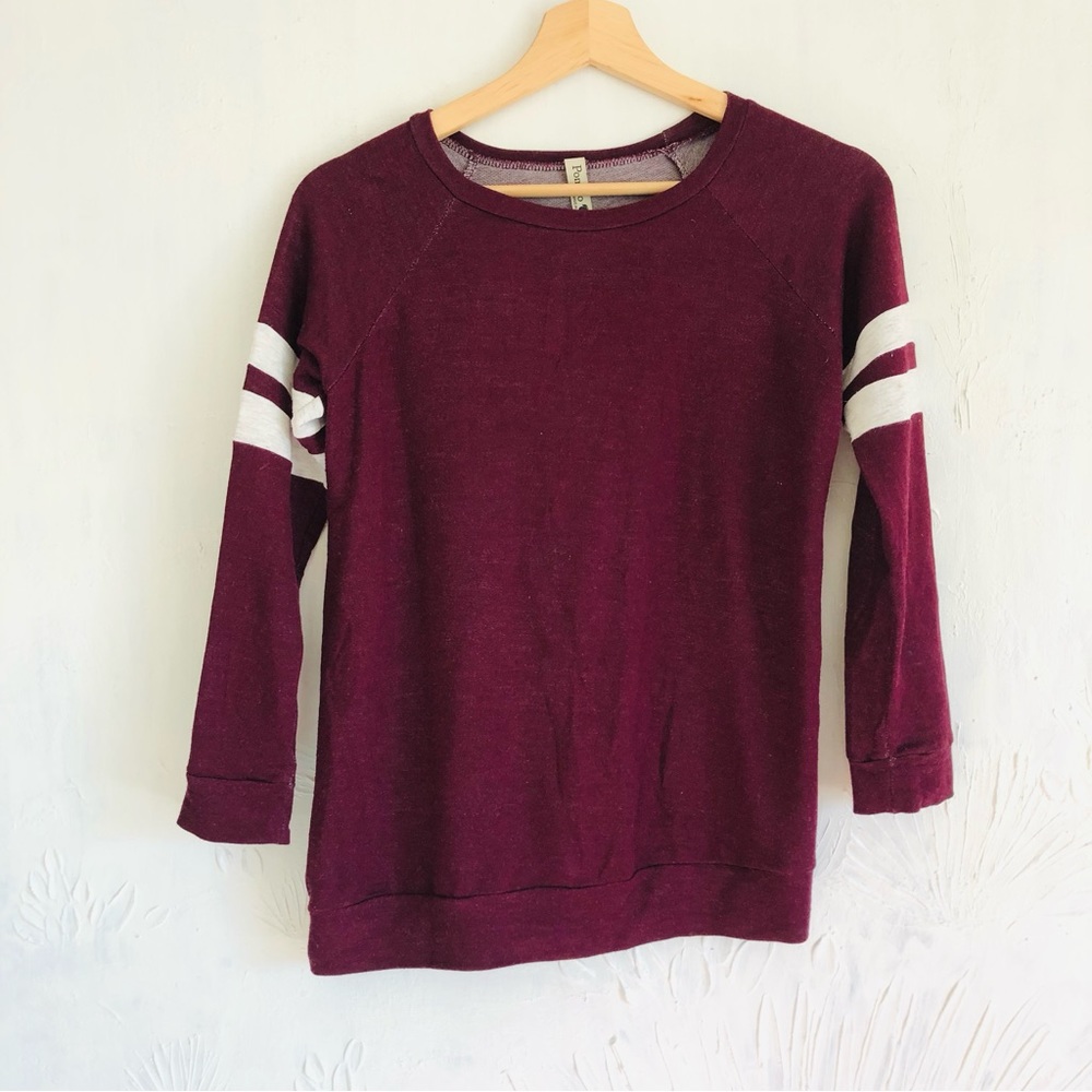 Pomelo Maroon Retro Sweatshirt - Girls L